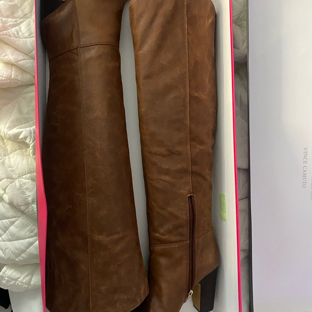 Vince Camuto Brown Over the Knee Boots